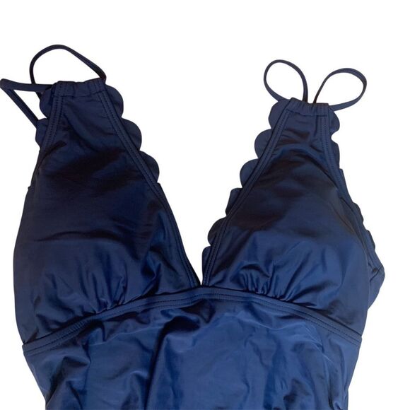 Charmo Women's XL Blue One Piece Swimsuit UPF 50+ Adjustable Straps - Picture 5 of 10